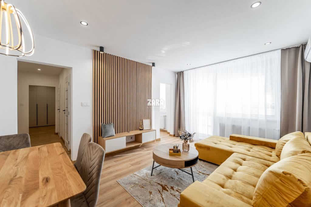 MIŠKOVECKÁ - JUH. Krásny 2 izbový byt, 51 m2 + loggia. ZARIA