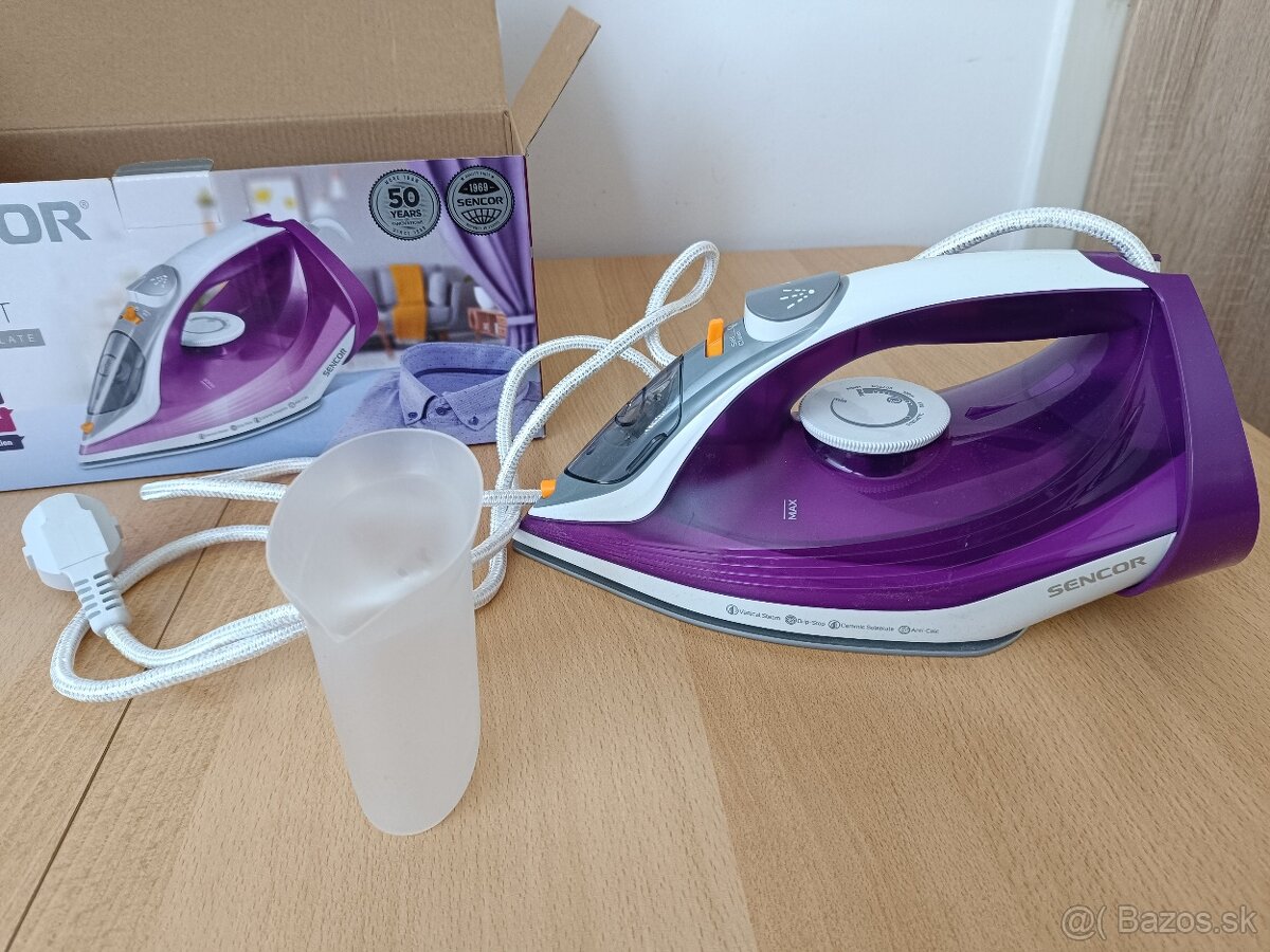 Žehlička Sencor SSI 5800 VT fialová, nová,nepoužitá