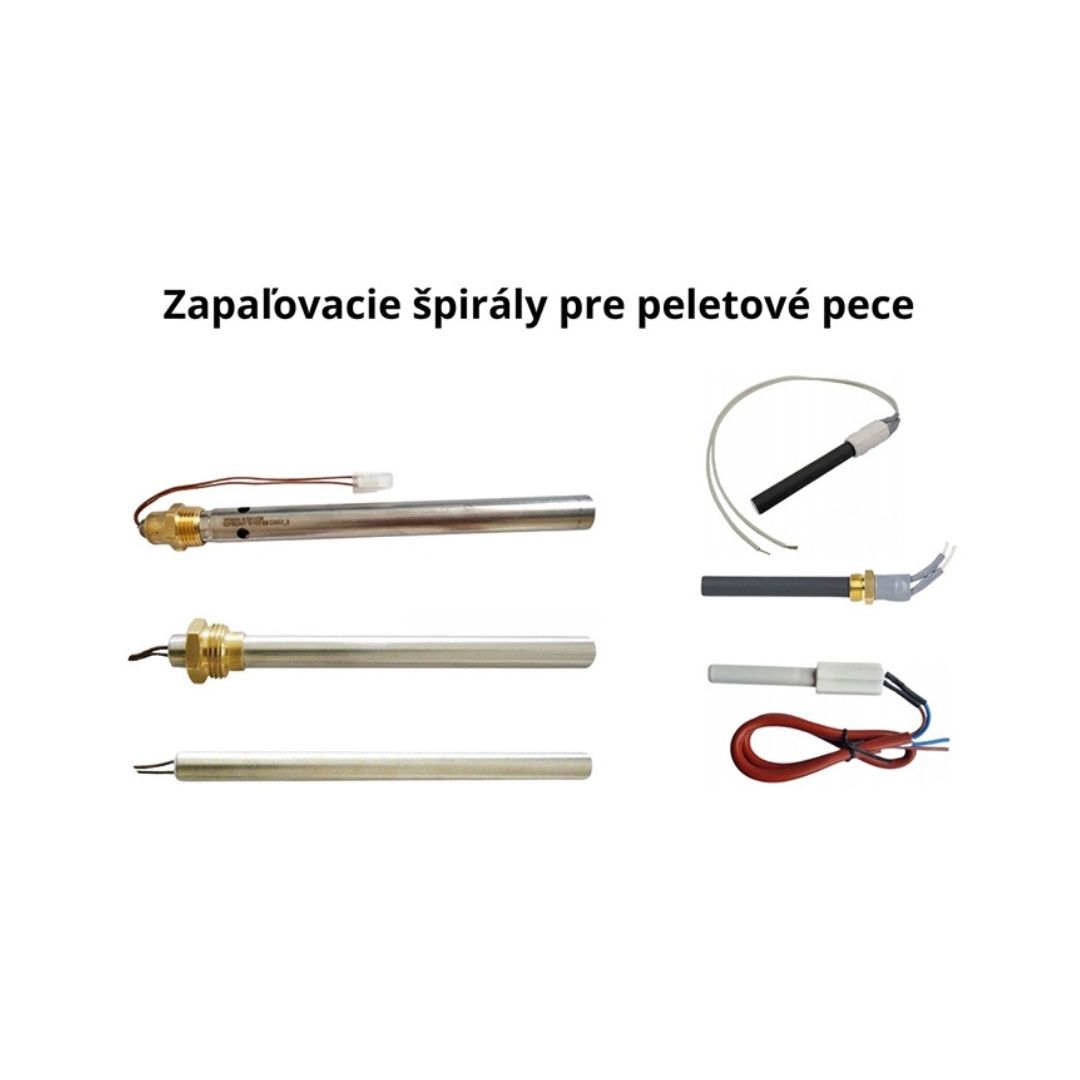 Zapaľovacie špirále (odporové zapalovače) pre peletové pece