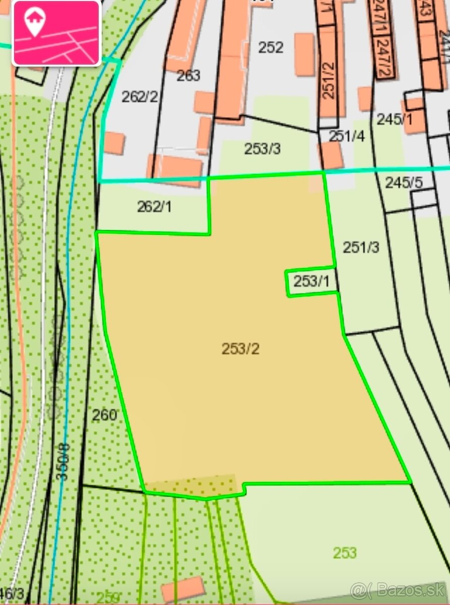 Pozemok Malé Kozmálovce