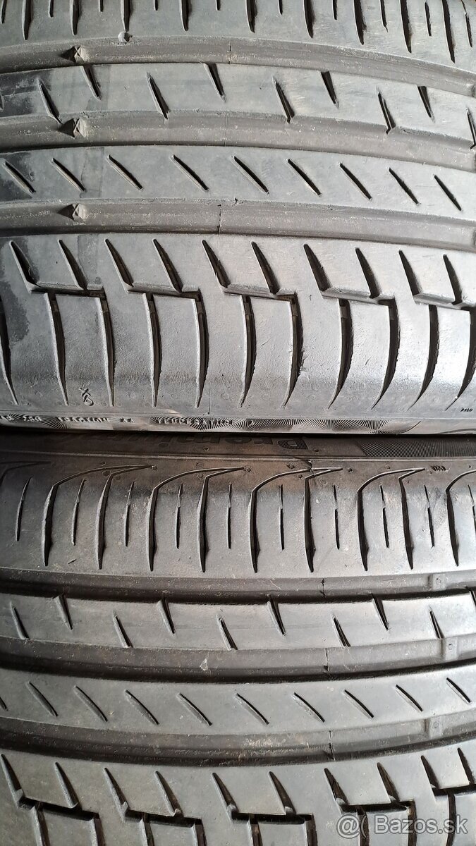 Predám 2ks pekné letné 205/50r17-93Y Continental