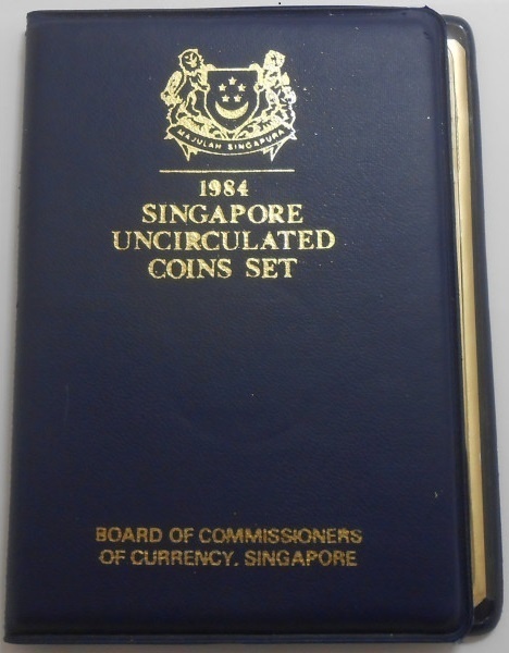 Singapore Sada obehových mincí 1984 -