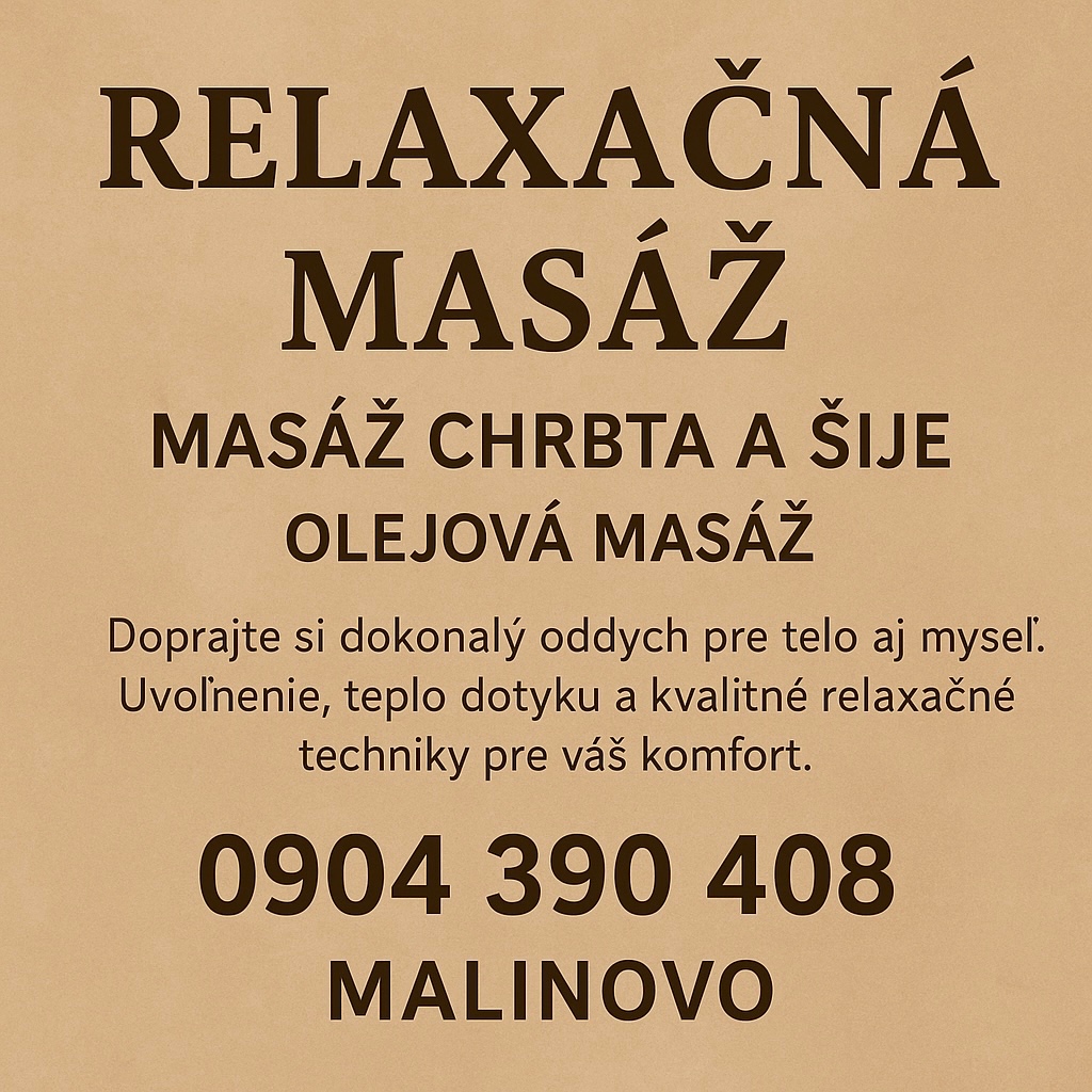 Relaxačne masáže