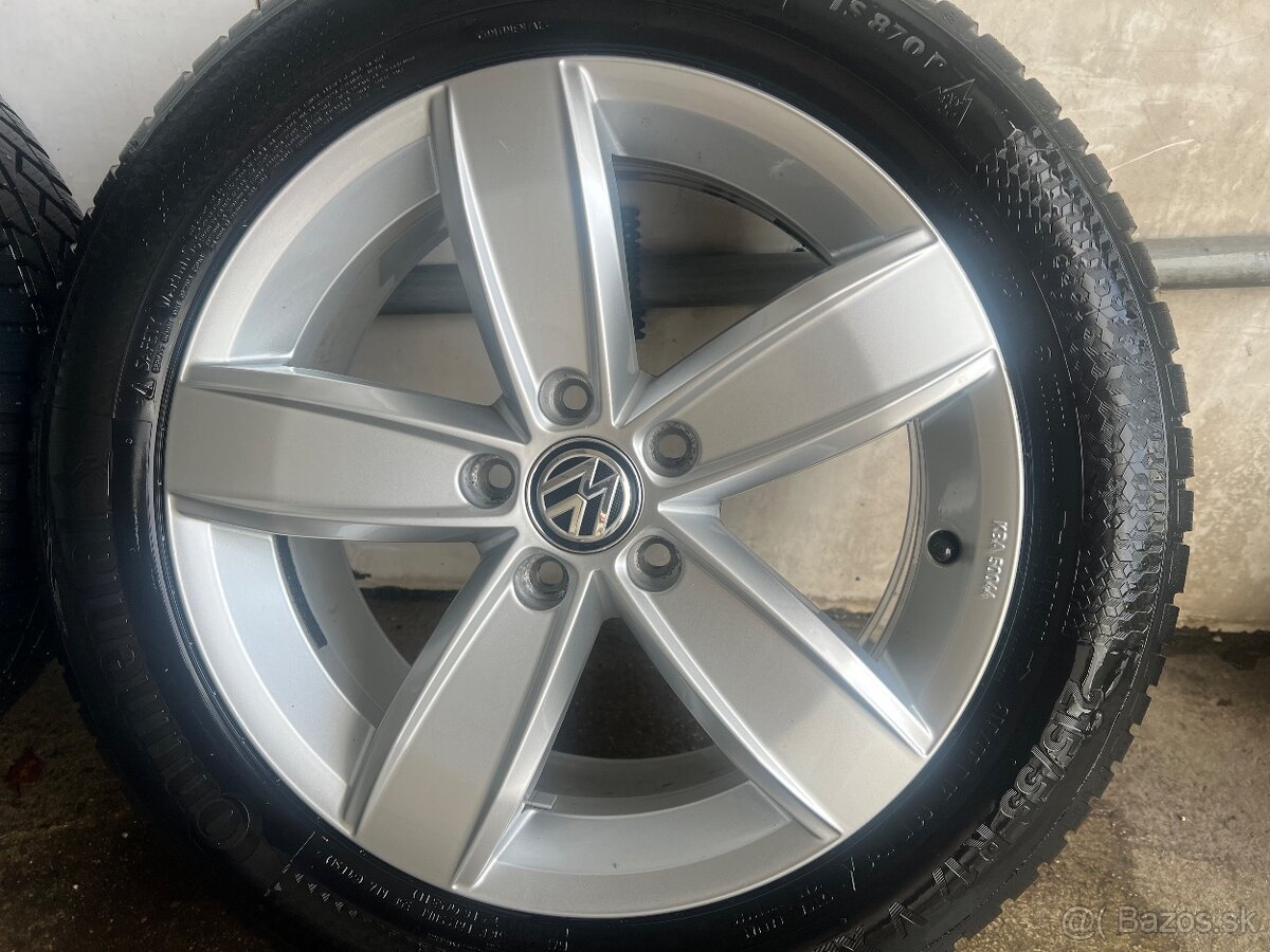 17” 5x112 r17 Originál VW hliníkové disky  215/55 r17