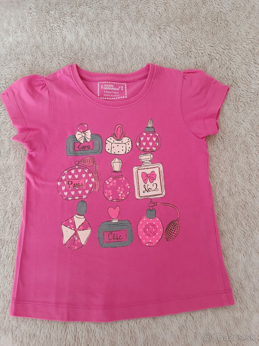 Tričko dievčenské, 5-6r. (116)