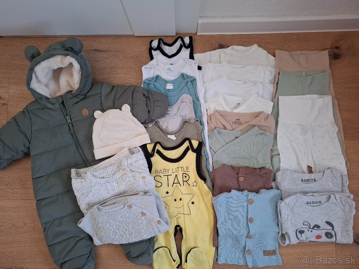 Oblečenie pre bábätko veľ. 62