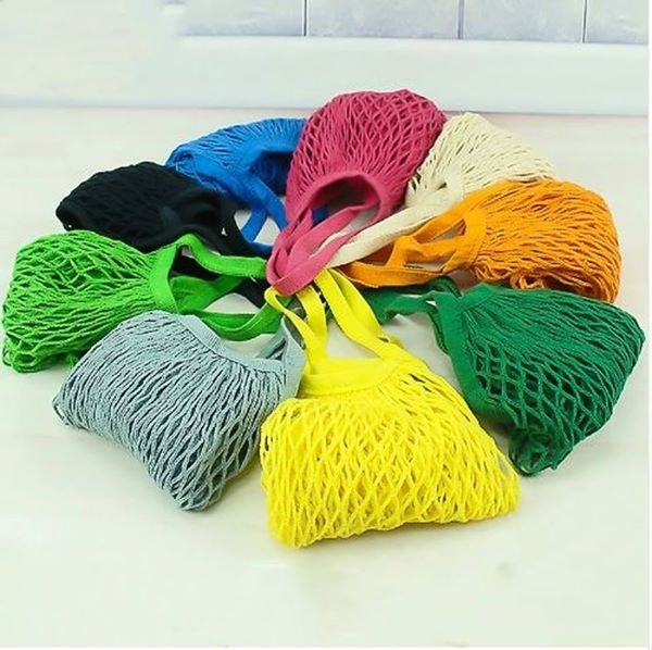 Háčkované sieťovky - rôzne farby