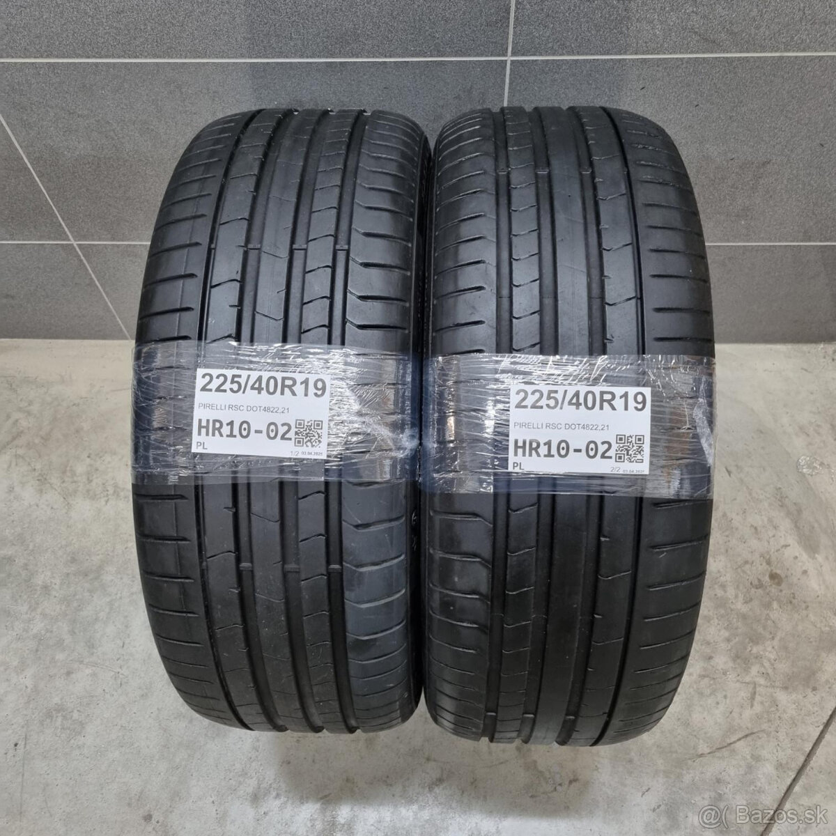 Letné pneumatiky 225/40R19 PIRELLI DOT4822/21