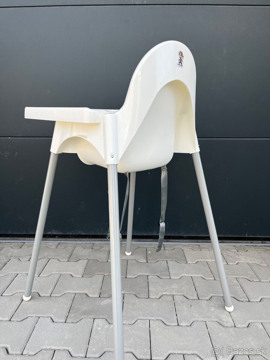 IKEA ANTILOP DETSKÁ JEDÁLENSKÁ STOLIČKA + POPRUHY