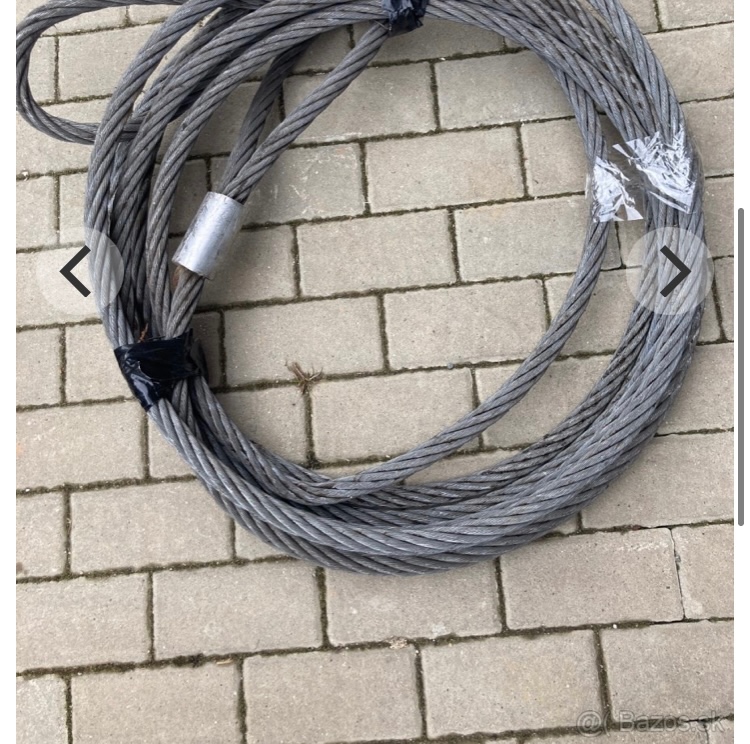 Oceľové lano 12m