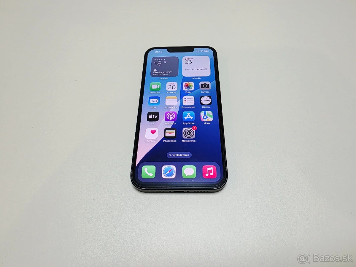 APPLE IPHONE 13 128GB MIDNIGHT BATERKA 100%