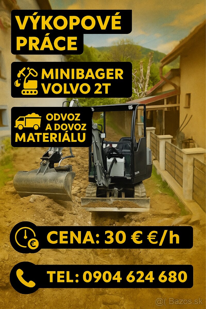 Zemné a výkopové práce Orava