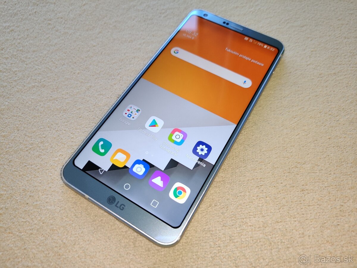 LG G6. Dual sim.. 4gb/32gb+micro SDHC. Šedá metalíza