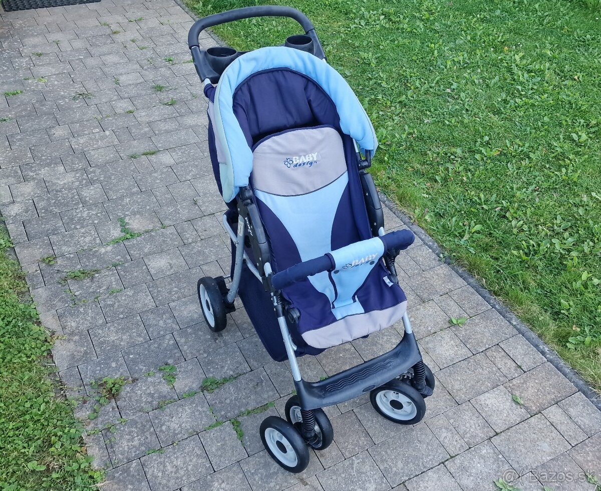 Kočík Baby design s množstvom príslušenstva