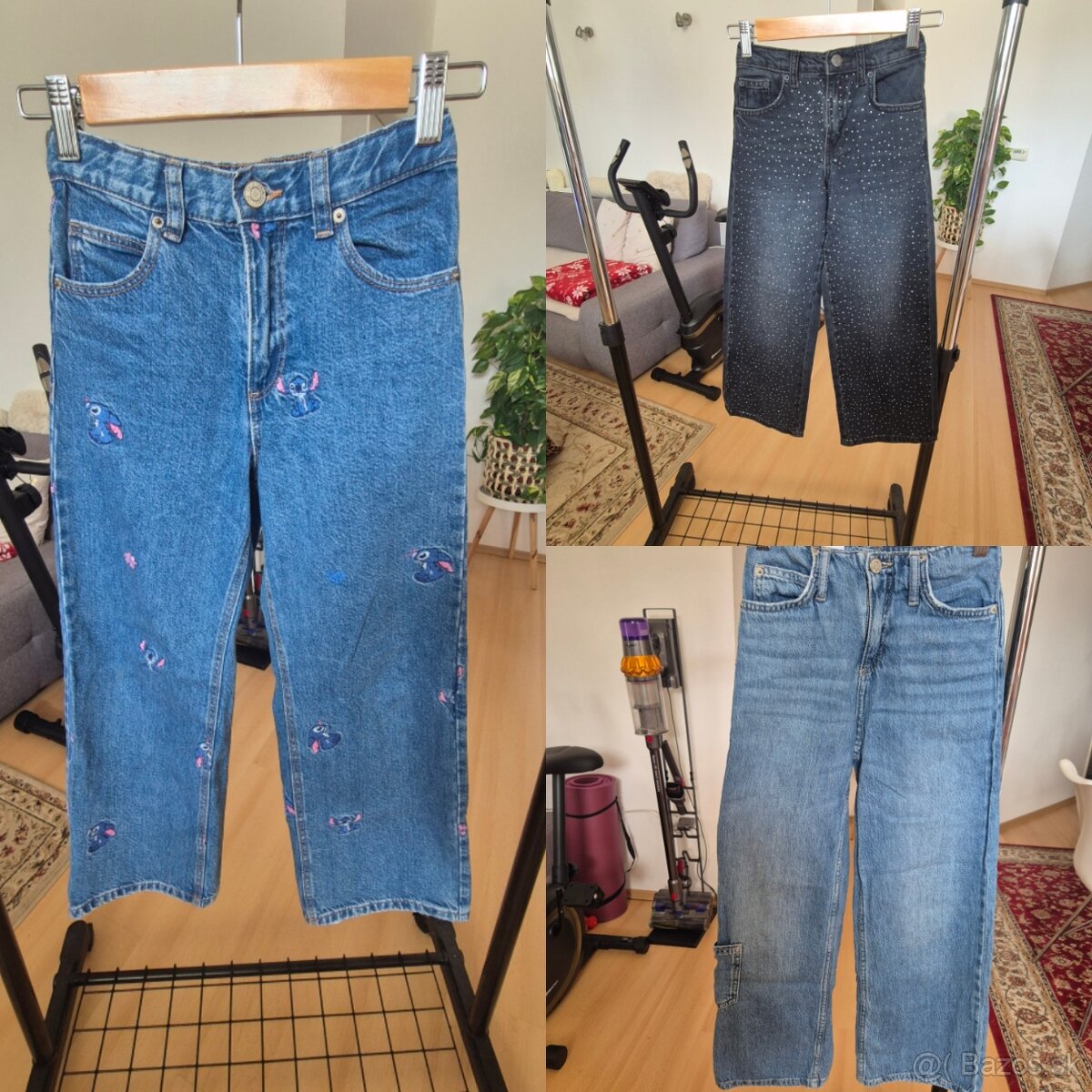 Dievčenské rifle Zara veľkosť 9years/134cm,cena je za kus