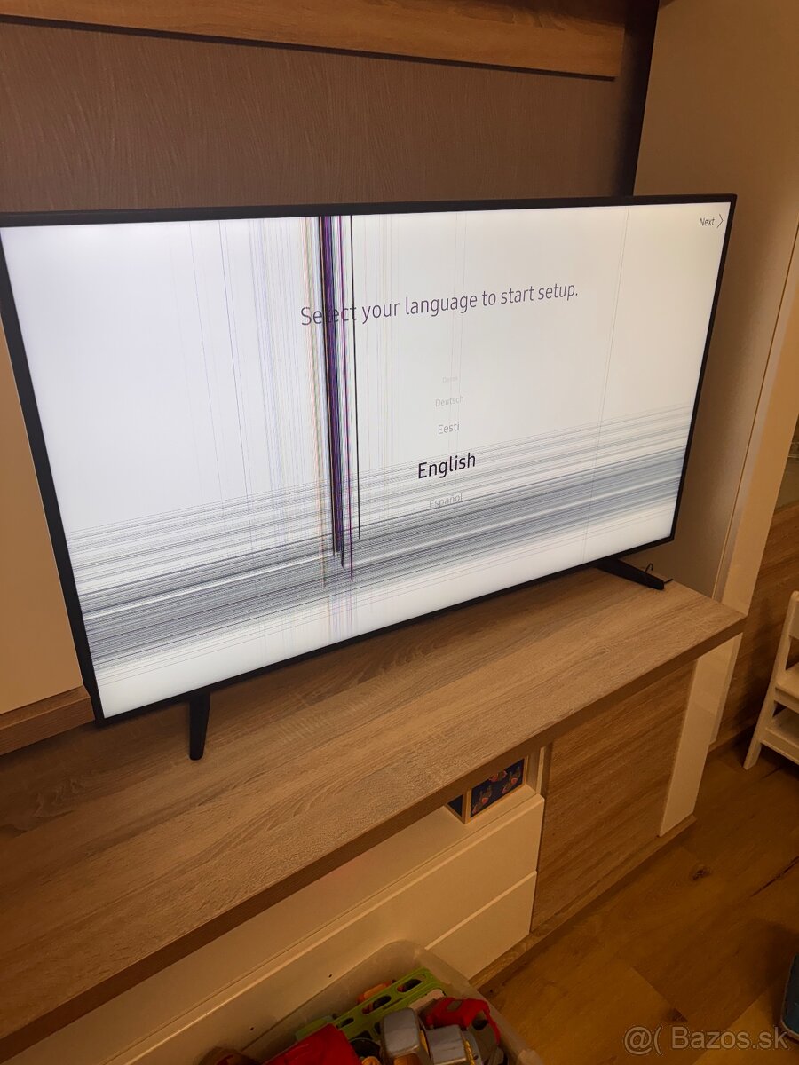 Pokazený Samsung televízor