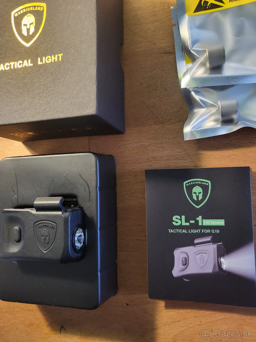 Takticke svietidlo Warriorland na co2 pistol aj ine.