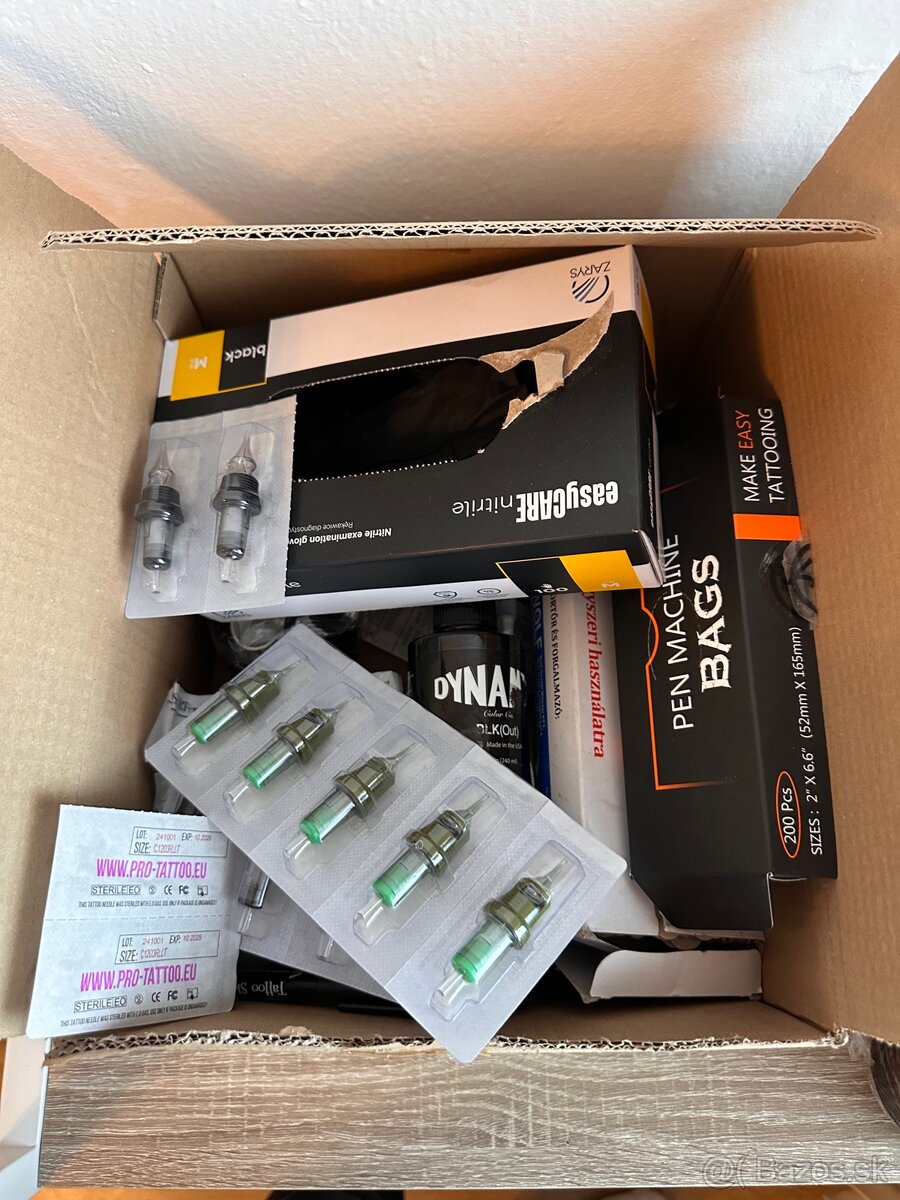 Tetovacie potreby 100€ komplet