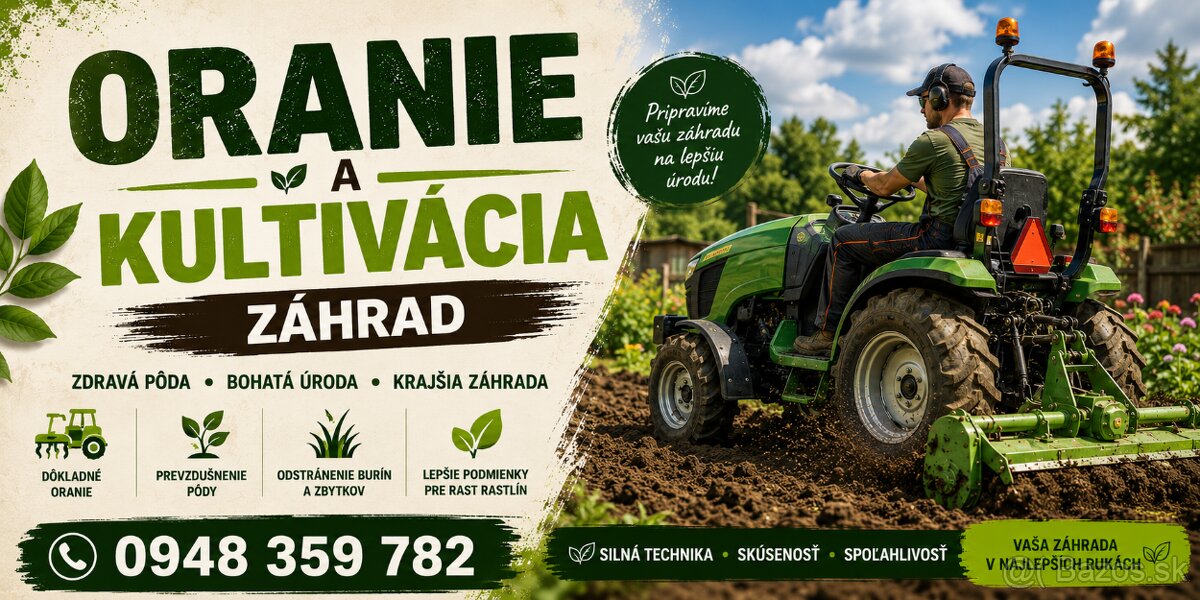 Malotraktor s obsluhou