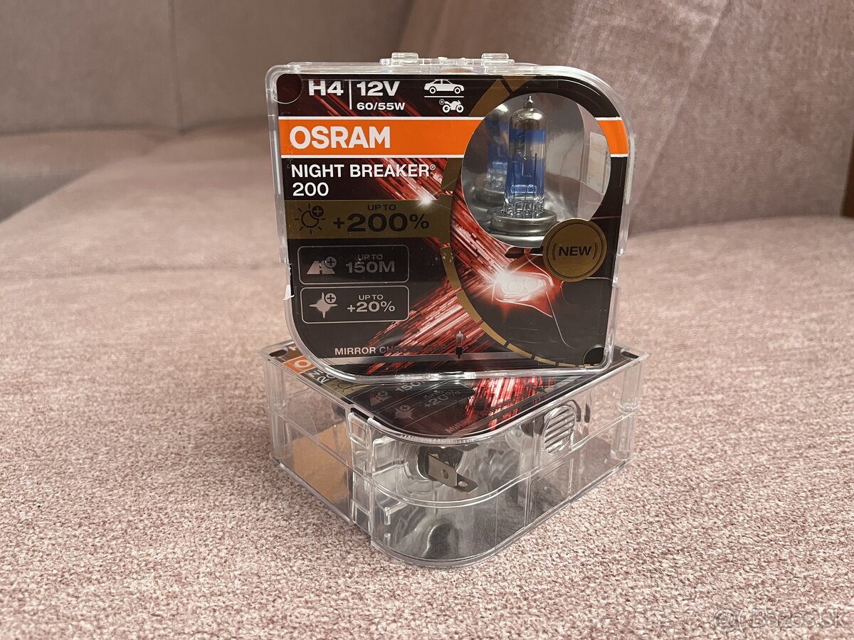 Predám žiarovky H4 OSRAM Night Breaker