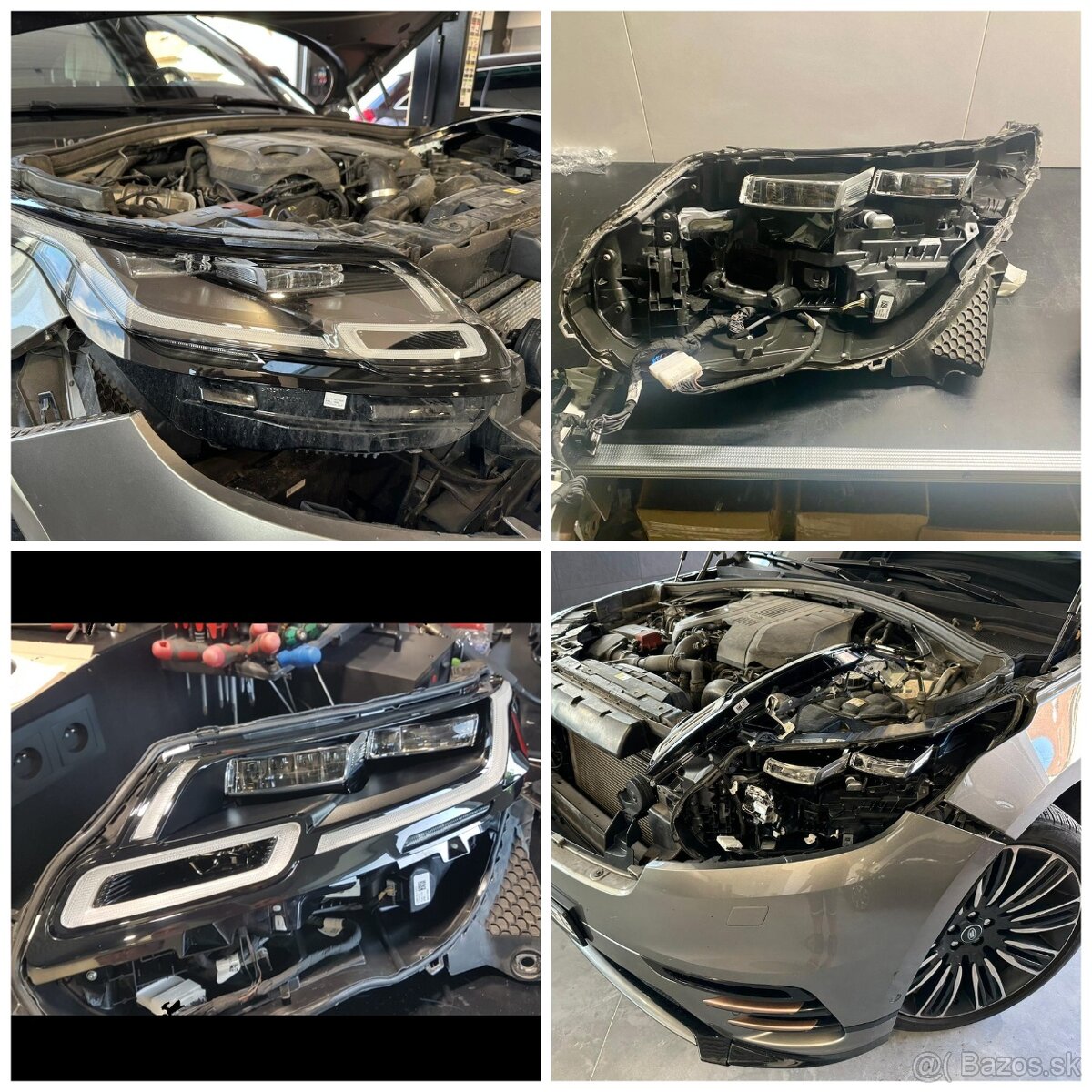 Land Rover Velar - Oprava LED denného svietenia