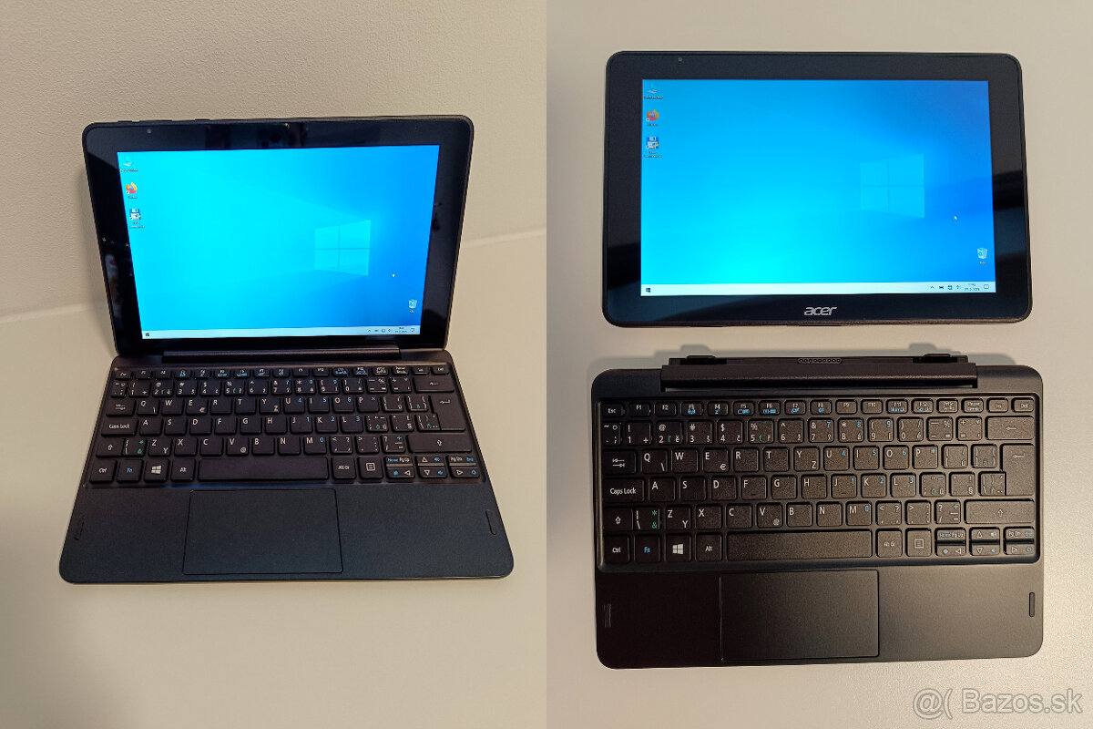 ACER One 10 - tablet + notebook 2v1, TOP stav, Windows 10