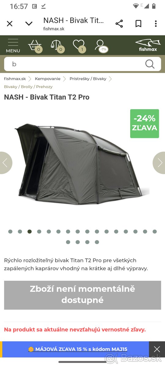 Bivak nash Titan T2 pro
