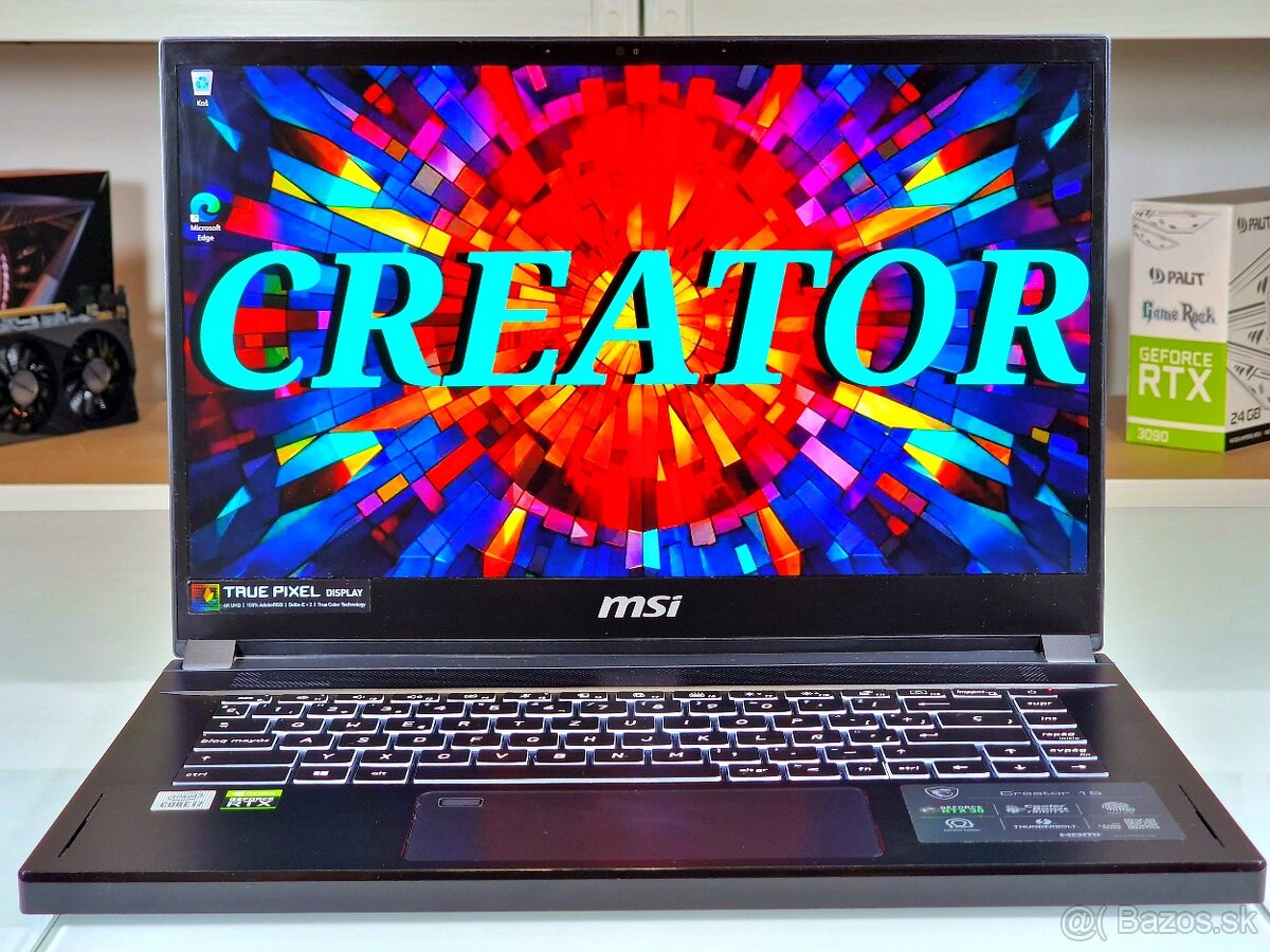 Herný notebook MSI CREATOR | 4K UHD | RTX 2080 SUPER | 32GB