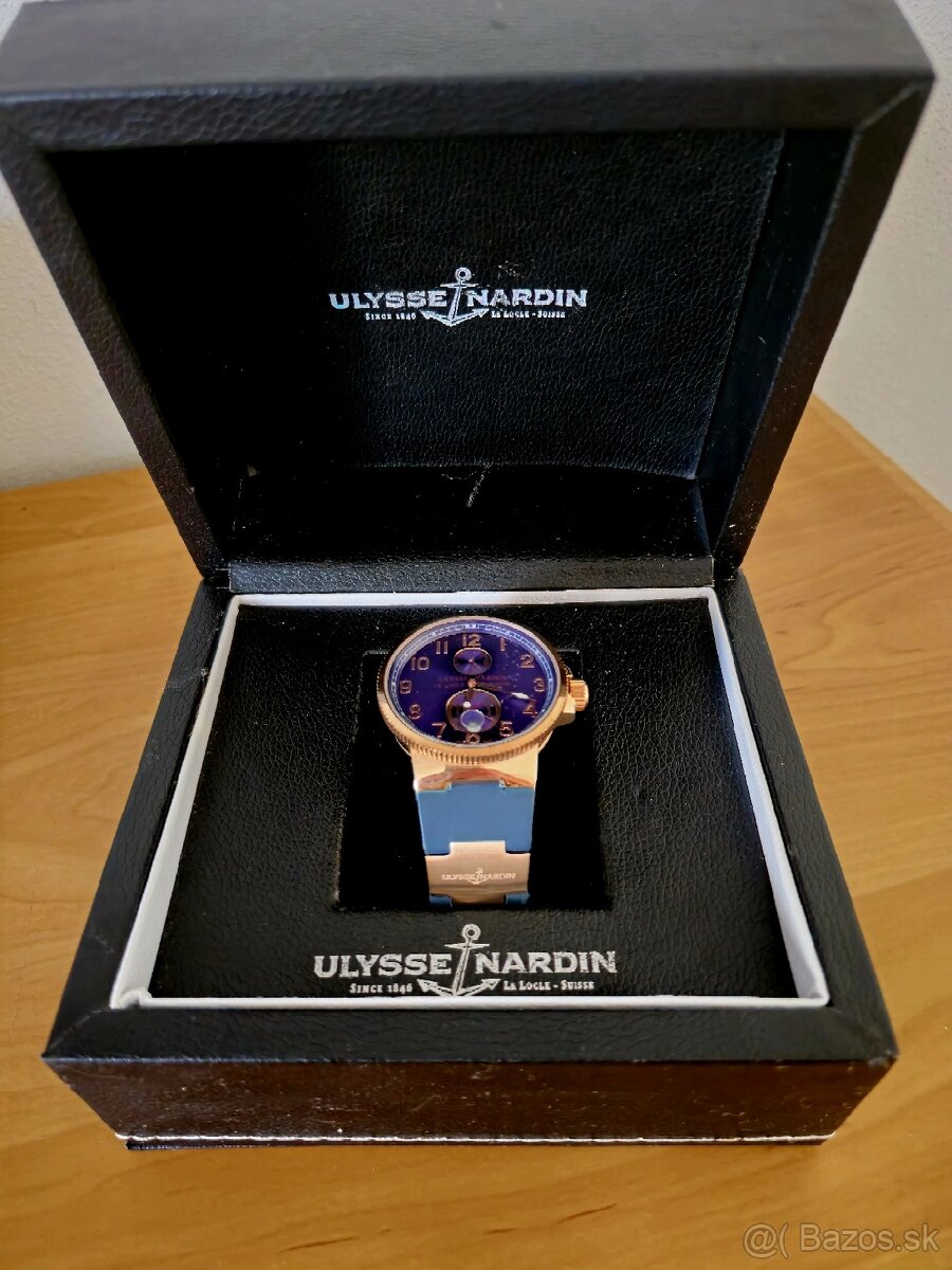 Ulysse Nardin rose gold pánske hodinky