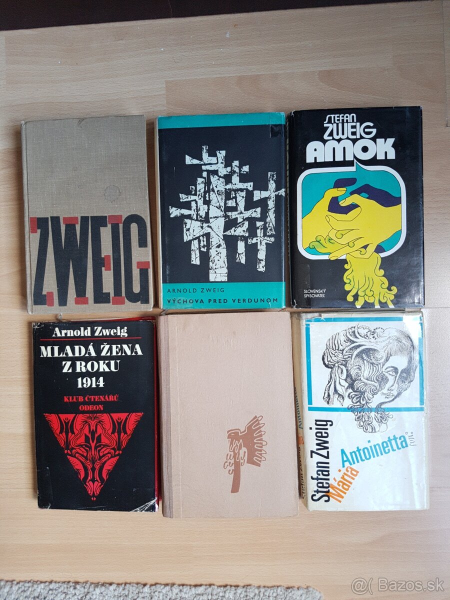 Romány od Arnold Zweig a Stefan Zweig