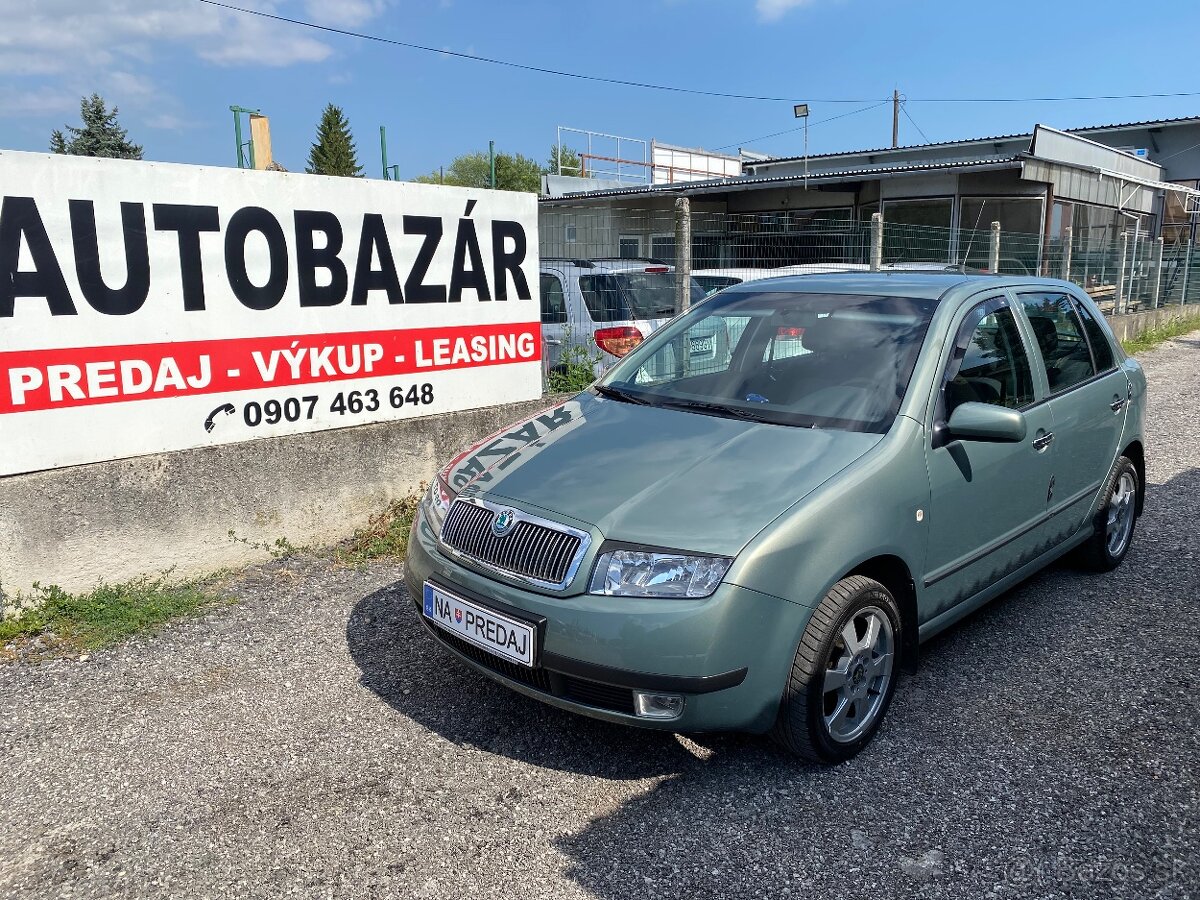 72600km Škoda Fabia 1.4MPi 44kw