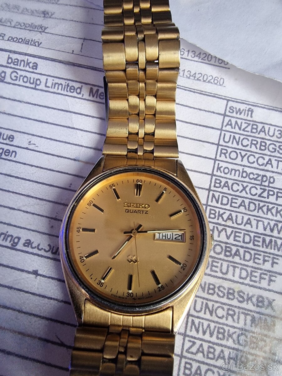 Hodinky seiko sq