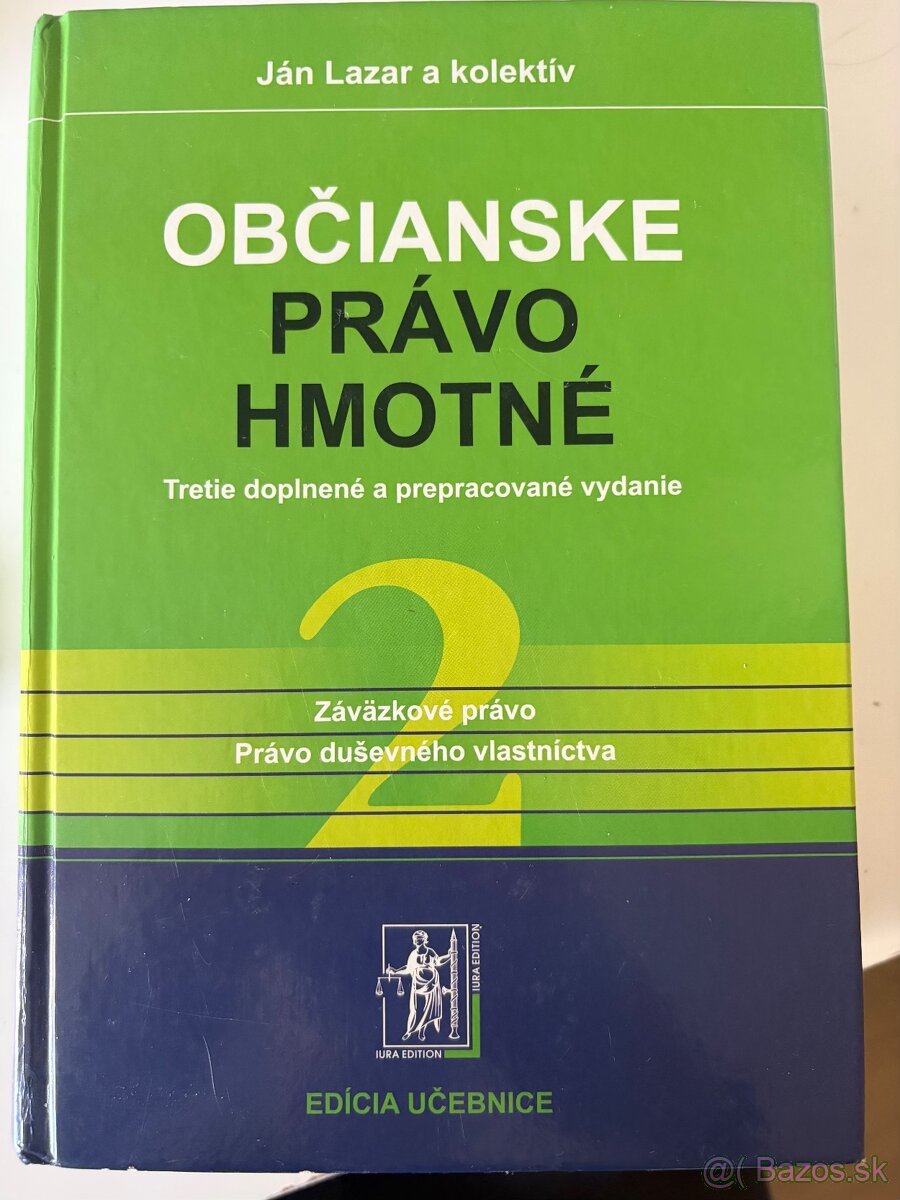 Občianske právo hmotné 1 + 2, Ján Lazar a kolektív