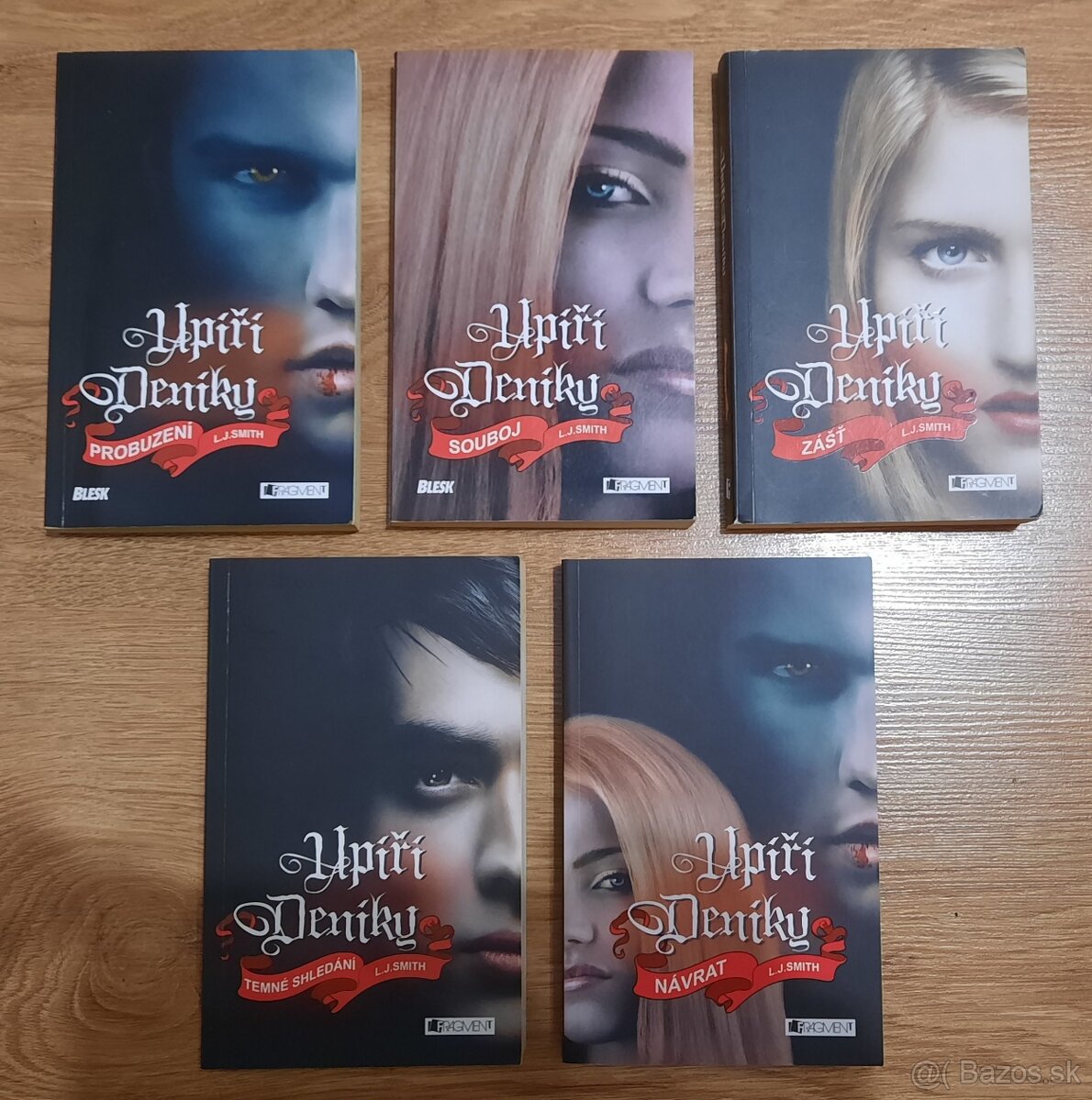 Predám 5 kníh Upírske denníky alebo Upíří denníky v češtine