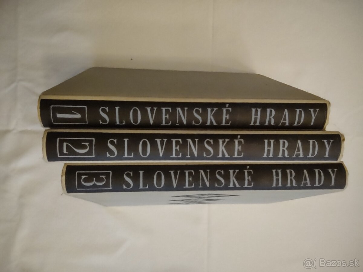 Slovensķé hrady a zámky 3 časti, vydané v 1938