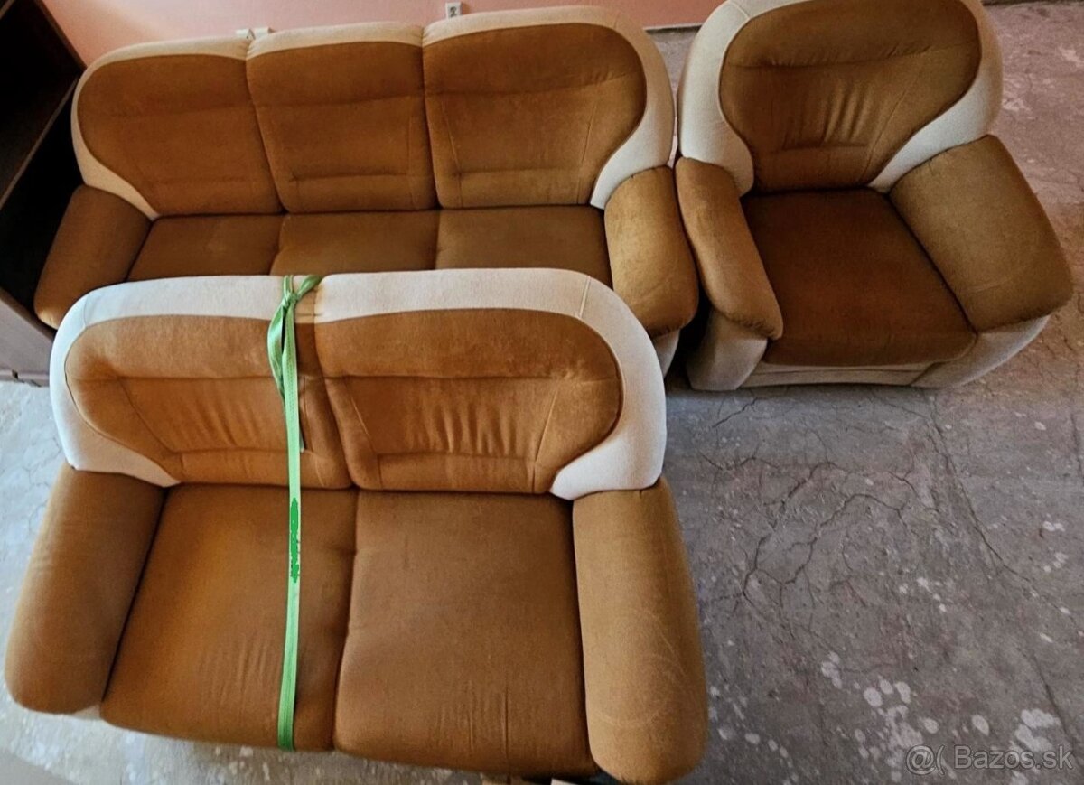 Predám 3-dielnu sedaciu súpravu