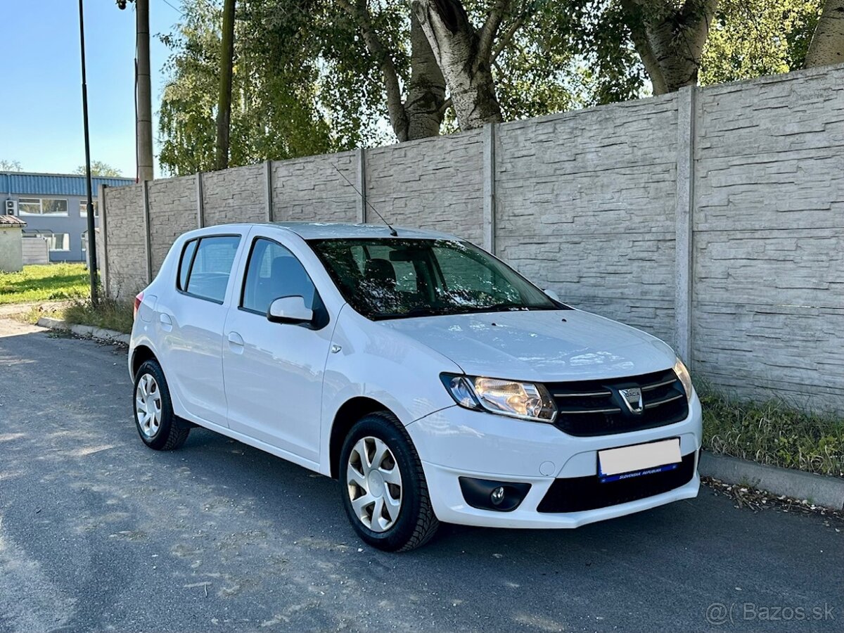 Dacia Sandero 1.2 2014, klimatizácia, SK pôvod