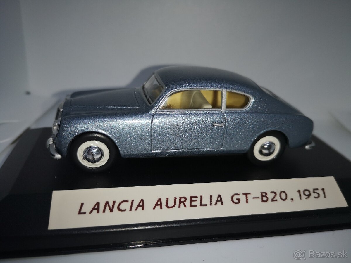 Predám kovový zberateľský model auta Lancia Aurelia 1951