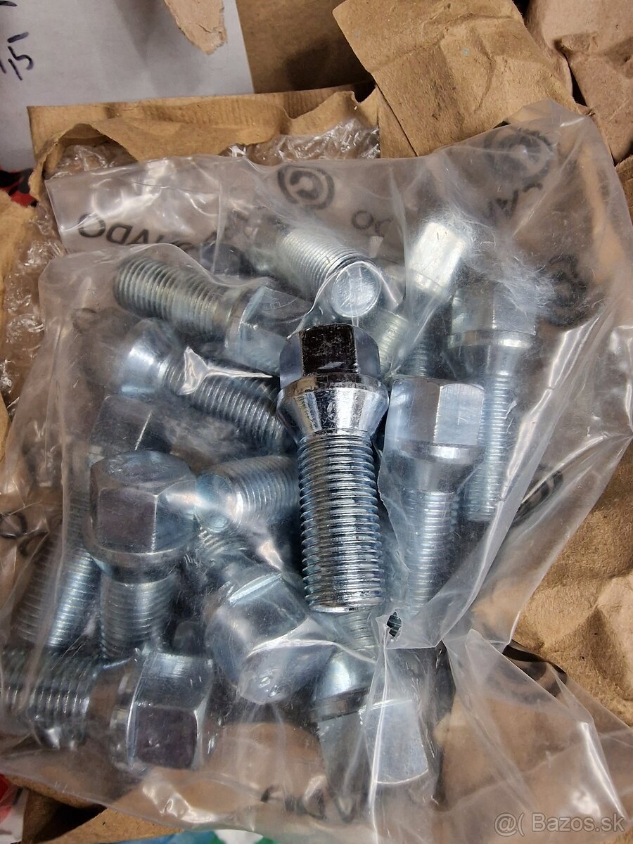 Skrutky a matice do kolies diskov a elektrónov