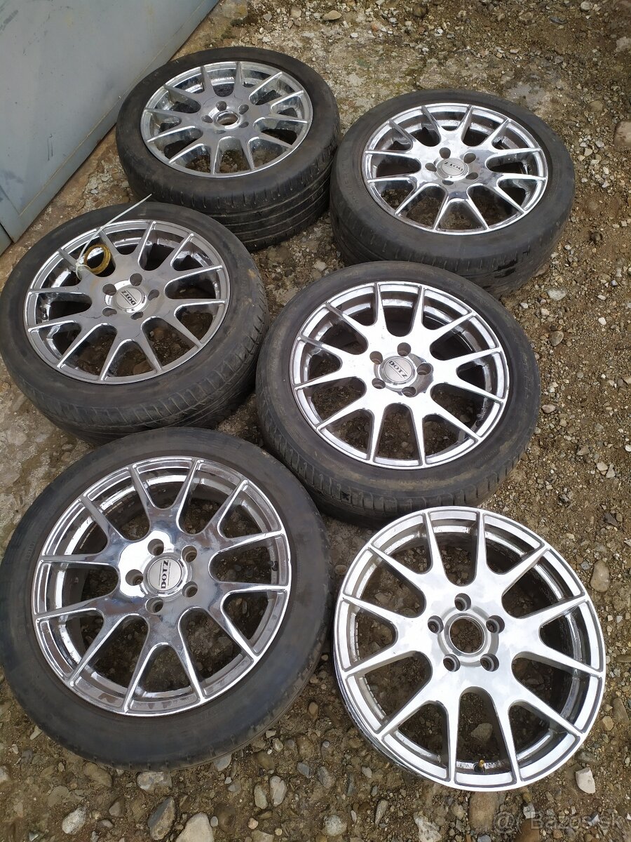 elektrony 17" 5x112 chromove