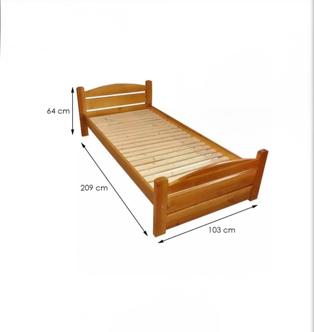 POSTEĽ masív 90cm dub