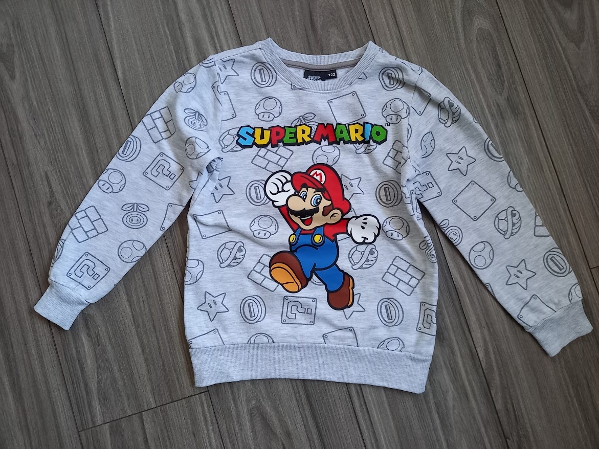 Mikina SUPERMARIO-super stav-veľkosť 122