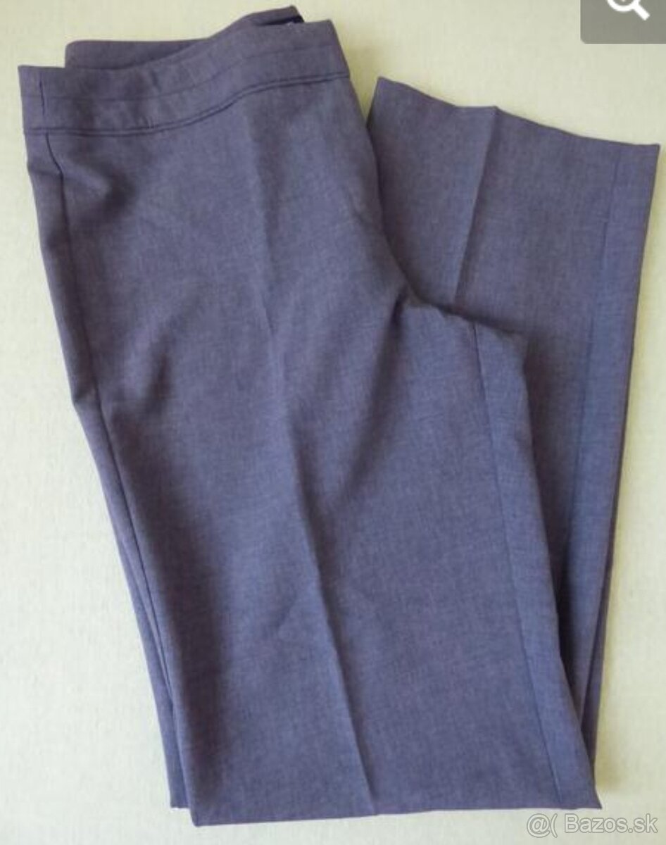 Elegantné sive nohavice, c. 40