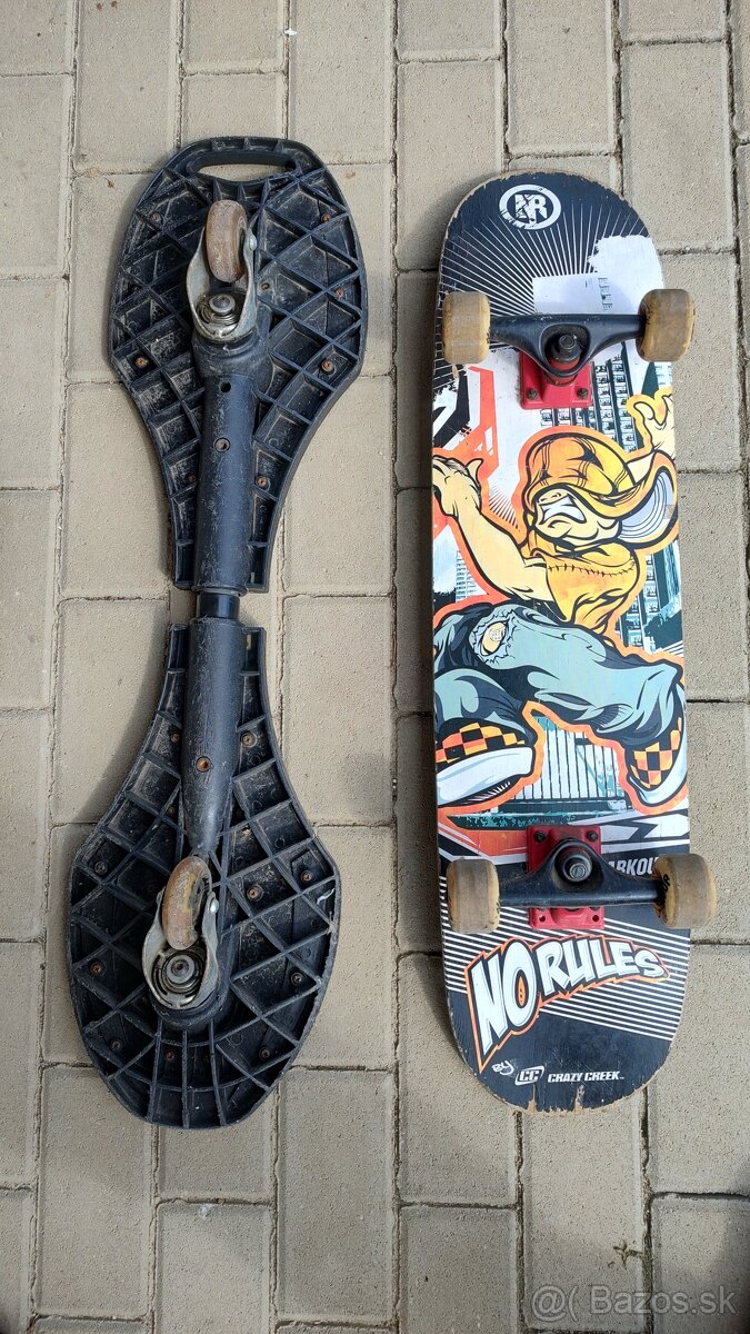 Waveboard+skateboard