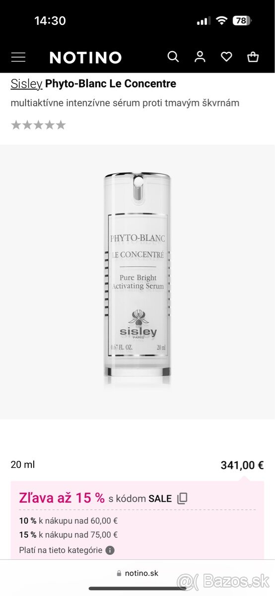 Sisley Phyto-Blanc Le Concentré