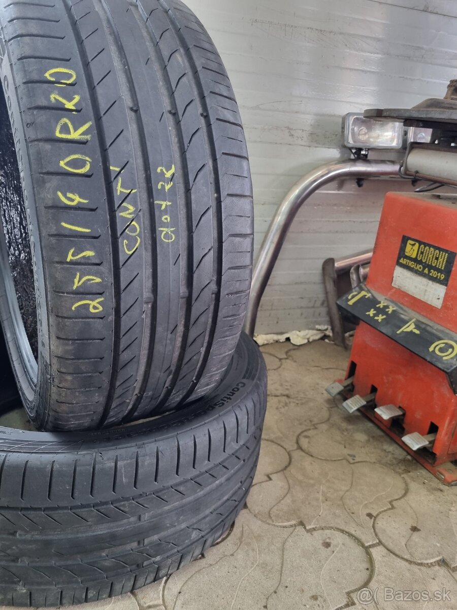255/40R20 Continental dot 2022
