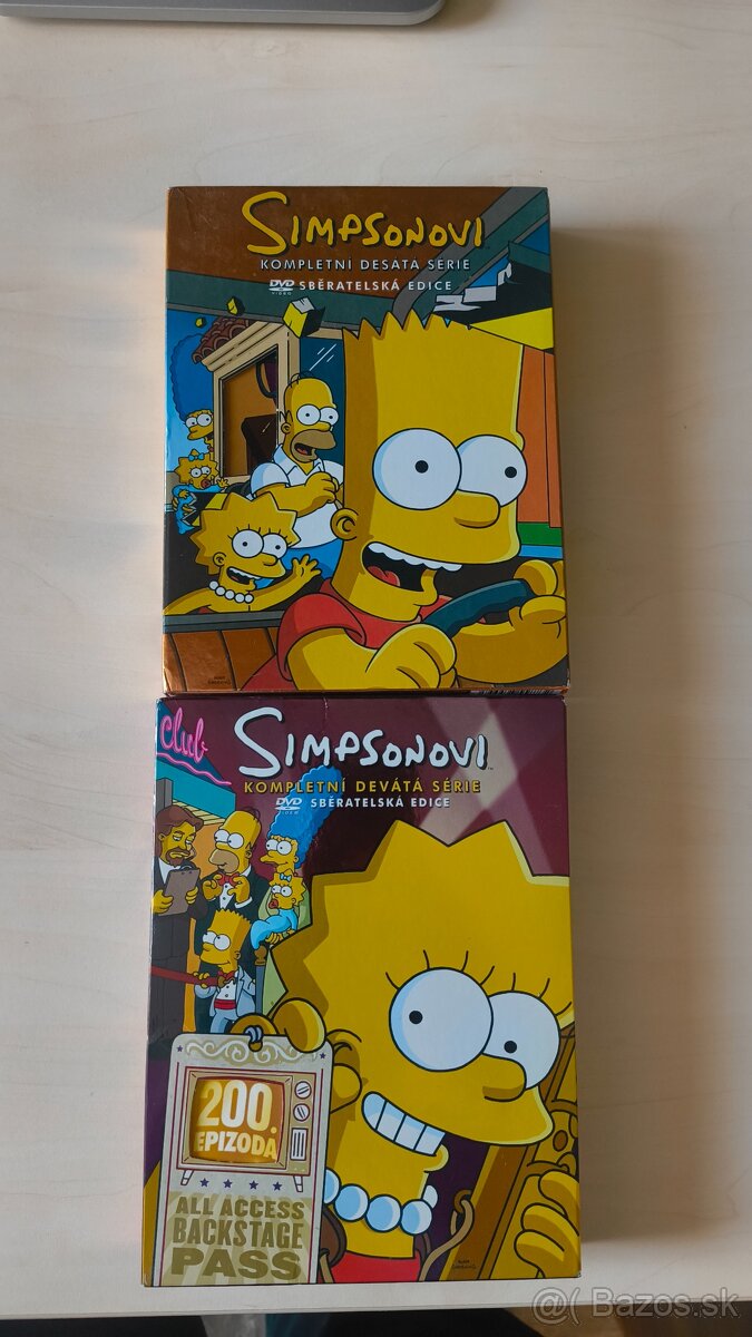 Zberateľské DVD, Futurama, Simpsonovci, Piráti z Karibiku