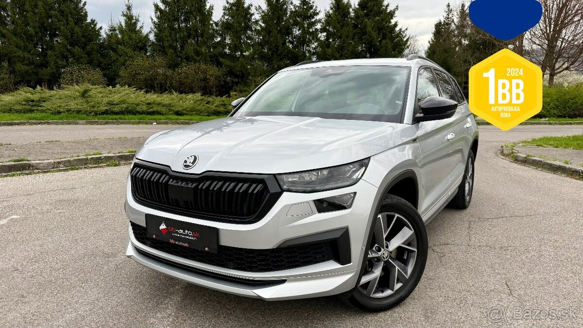 Škoda Kodiaq 2.0 TDI SCR EVO 200K SPORTLINE 4x4 DSG WEBASTO