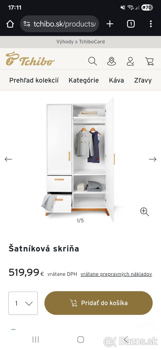 Biela skrina do detskej izby