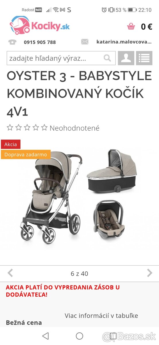 Trojkombinácia OYSTER 3 Pebble
